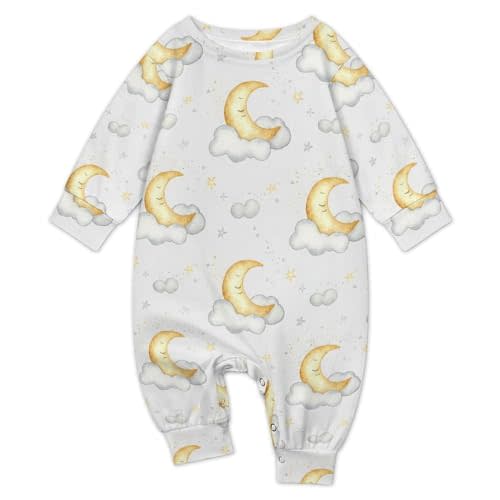 Newborn Baby Romper Clothing Cute Infant Long Sleeve Clothes Jumpsuit Playsuit One Piece Outfit for Boy Girl