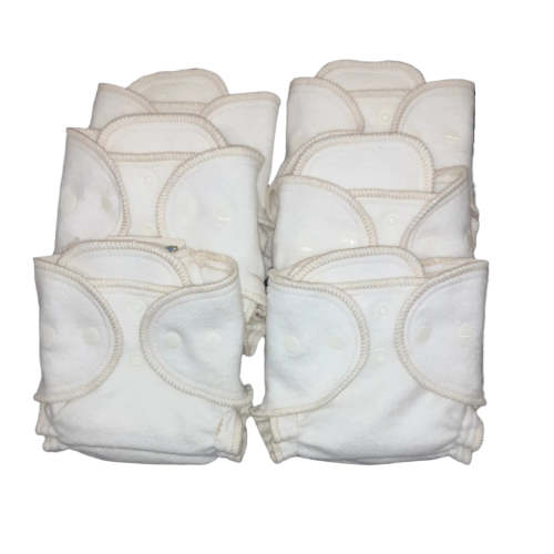 Newborn Cotton Diaper Bundle (Pack of 6) - Babee Greens