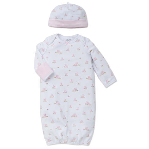 Baby Bunnies Sleeper Gown And Hat