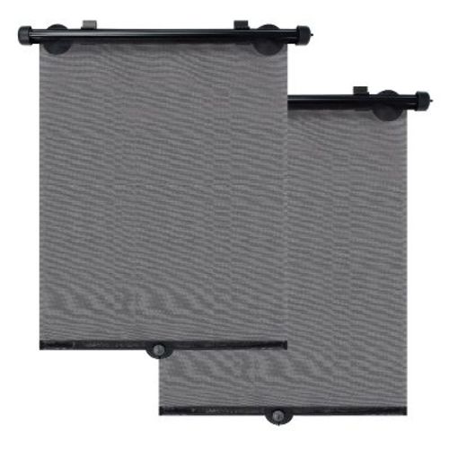 The Peanutshell Roller Baby Car Window Shades, 2-Pack Set
