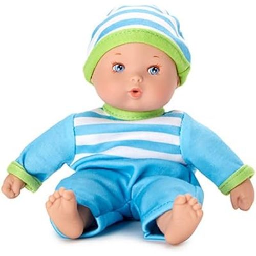 Madame Alexander 8-inch Little Cuties Mini Baby Doll, Blue, Light Skin Tone