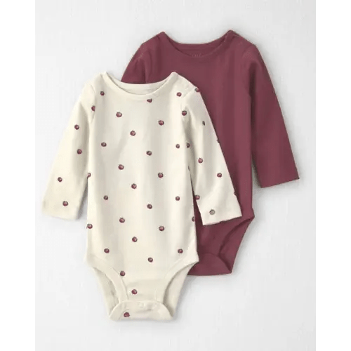 Baby Girl 2-Pack Organic Cotton Bodysuits - Little Planet | Carter's