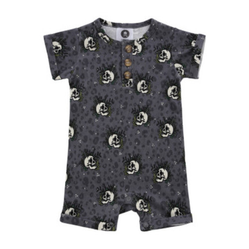 Skull & Ferns romper - Metallimonsters Ltd