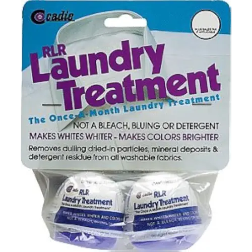 RLR Natural Powder Laundry Detergent – Whitens, Brightens, Refreshes Baby Cloth Diapers, Musty Towels, Workout Clothes - Non-Toxic, Fragrance-Free for Sensitive Skin (2 Treatment Pods)