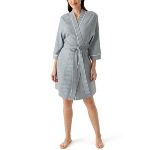 Waffle Knit Wrap Robe
