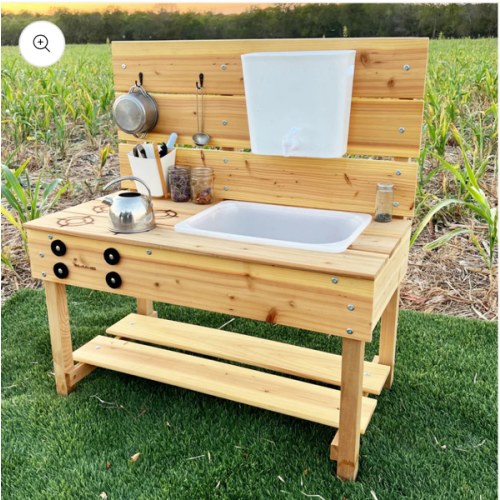 Mud Kitchen with Bucket Faucet