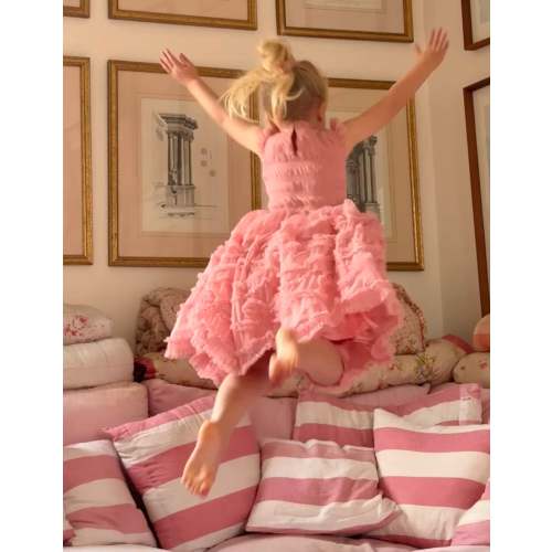 Boden Tulle Ruffle Occasion Dress - Size 4-5y