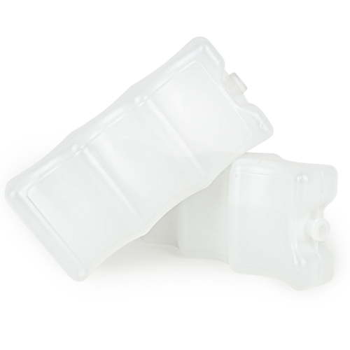 LotFancy 2Pcs Ice Packs for Coolers, Contoured Freezer Pack for Lunch boxes,Reusable, White