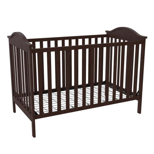 Baby Relax Adele 3-in-1 Convertible Crib, Espresso