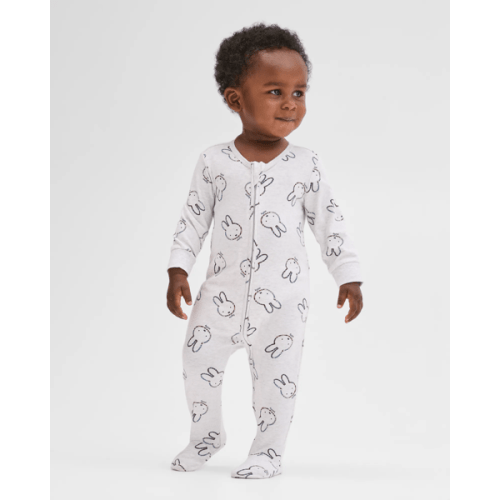 Baby Easter Miffy Australian Cotton Zip Front Coverall