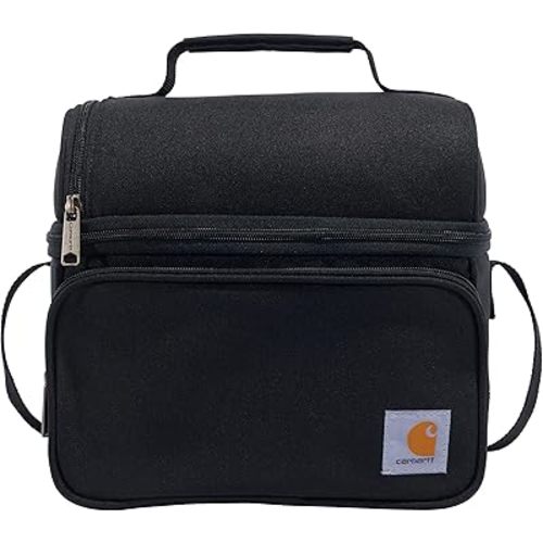 Carhartt Camping Cooler, Worksite Lunchbox, Soft Shell Lunch Bag for Construction Sites, Work and Everyday Use, Black