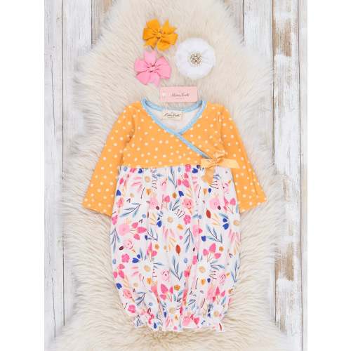 Rustic Blooms Ruffle Gown