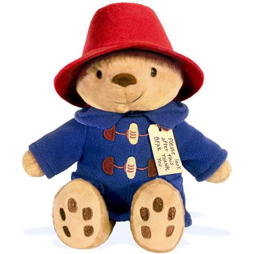 YOTTOY Paddington Bear Collection | Classic Seated Paddington Bear Soft Stuffed Plush Toy- 8.5" H