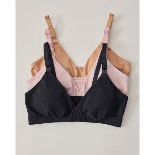 SoftStretch Cotton Maternity & Nursing Bralette | Buff - Kindred Bravely