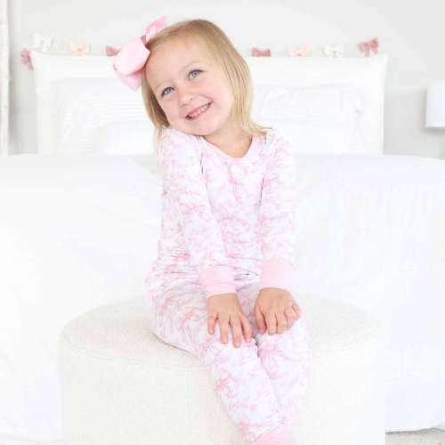 Fancy Frills Two Piece Bamboo Pajamas | Caden Lane