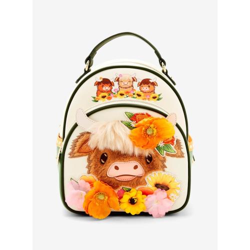 Highland Cow Floral Mini Backpack - BoxLunch Exclusive