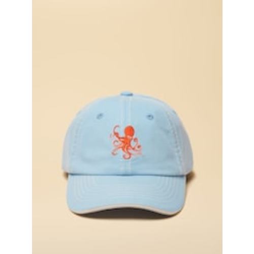 Buy Joules Kids' Daley Blue Octopus Baseball Cap from Next USA