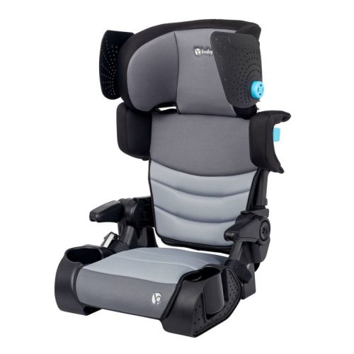 Baby Trend Koa Slim High Back Booster Car Seat with Side Sun Visors and Latch - Cosmic Gray: 120 lbs Maximum Weight, 9.75 lbs Product Weight