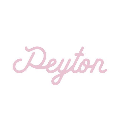 Personalized Preppy Script Name