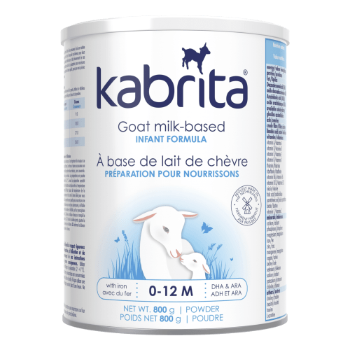 Kabrita Goat Milk-Based Infant Formula with DHA and ARA Non-GMO, Made in the Netherlands, 0-12 Months, 800 Gram, Complete Nutrition with Prebiotics, Complete Nutrition for Infants - Walmart.ca