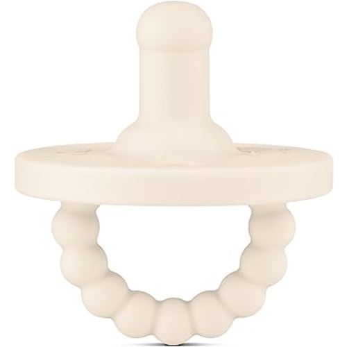 Ryan & Rose Cutie PAT Pacifier Teether (Stage 2, Ivory)