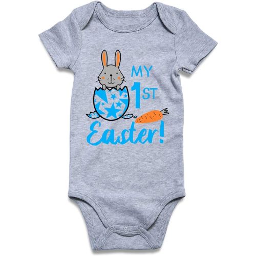 RAISEVERN Baby Boys Girls Clothes Infant Romper Newborn Bodysuits Funny Outfit 0-12 Months