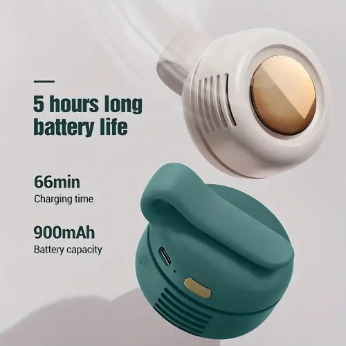 Portable Silent Mini Bladeless Fan, Electric Clip On Fan For Shirt, 3-Speed Waist Fan, Personal Fan, Rotating Body Fan Suitable for Outdoor Travel, Office, Sports, Summer Gifts for Friend - TikTok Shop