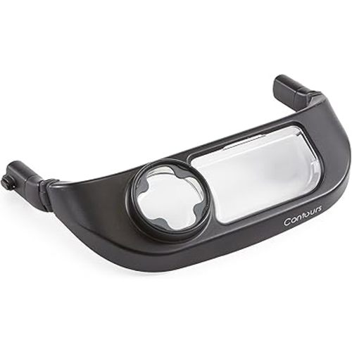 Contours Baby Stroller Snack Tray V2 for Contours Strollers ONLY, Stroller Cup Holder Attachment, Snack Tray Attachment, Stroller Snack Tray, Stroller Accessories, Cup Holder for Stroller - Black