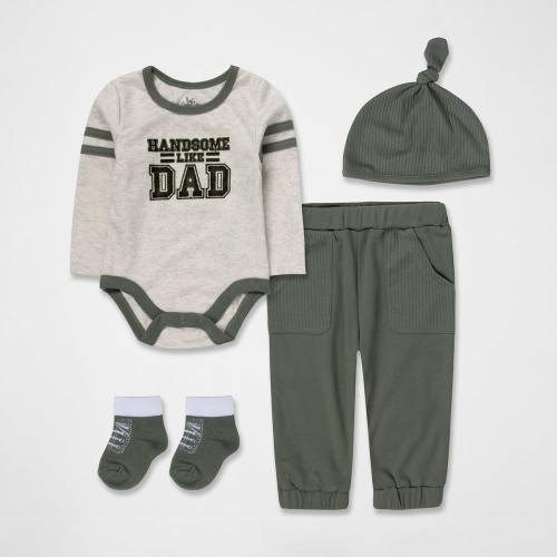 Baby Essentials Baby Boys 4-pc. Baby Clothing Set, Color: Green - JCPenney