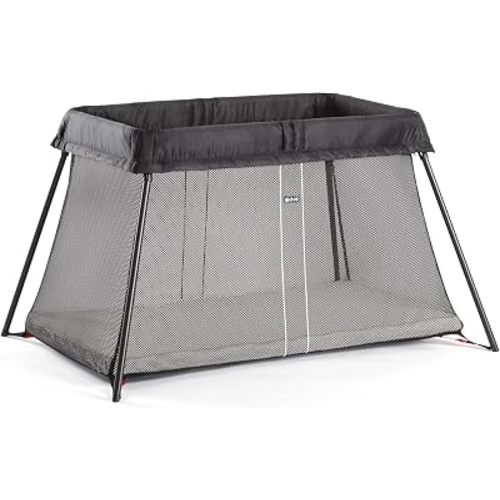 BabyBjörn Travel Crib Light - Black (040280US), One Size