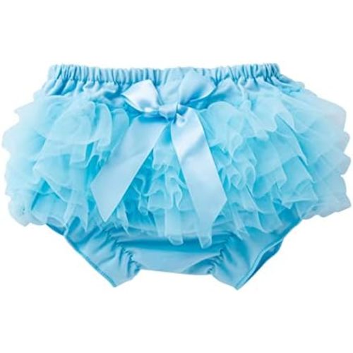 Baby Girl Tutu Skirt Soft Fluffy Layered Tulle Skort with Cotton Diaper Cover for Infant Toddler