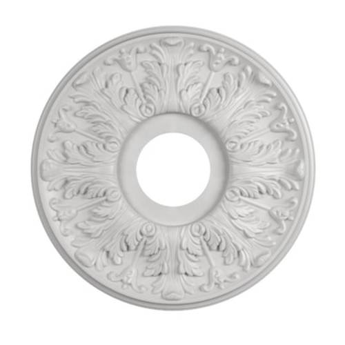 allen + roth 15.88-in W x 15.88-in L Colonial Painted White Composite Whole Ceiling Medallion CM6 at Lowes.com