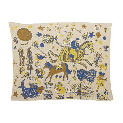 child twinkly slate — Hillery SproattKnit Blankets-HILLERY SPROATT