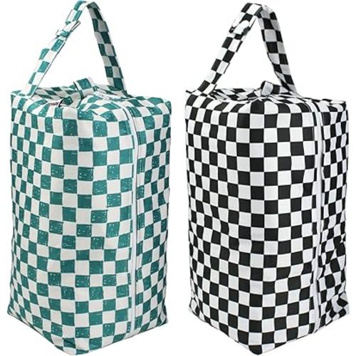 Mama Koala Waterproof Diaper Pods for Baby Items, Cloth Diapers, Swimsuits, Travel, Gym Clothes, Beach, Pump Parts, Toiletries, 2 Pack(DP-Squres)