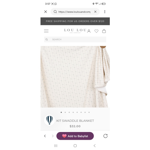 Kit Swaddle Blanket