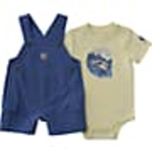 Boys' 2-Piece Short Sleeve Bodysuit & Cargo Pocket Shortall Set (Baby) | Carhartt