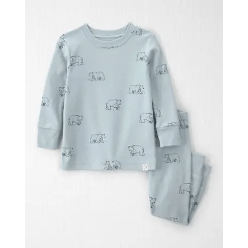 Baby 2-Piece Organic Cotton Pajamas in Winter Bears - Little Planet | Carter's