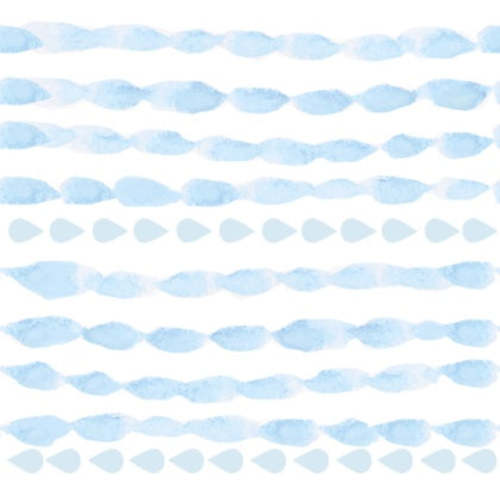 Crib Sheet - Blue Waterbead