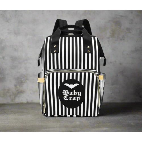 Baby Crap Backpack, Pastel Goth Diaper Bag,Halloween Backpack, Gift for Goth mom,Spooky Diaper Bag