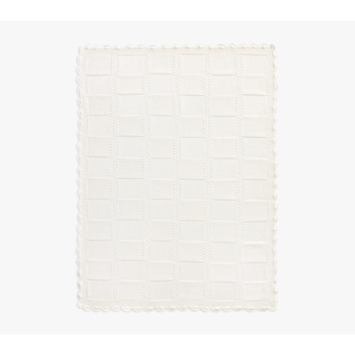 Cotton Knit Patchwork Organic Baby Blanket