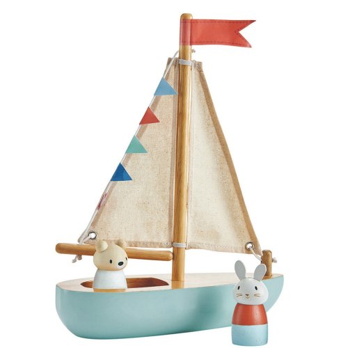 Tender Leaf Toys Sailway Boat