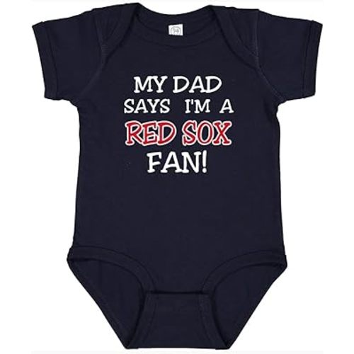 Cute My Dad Says I am a Baseball Fan Baby Bodysuit