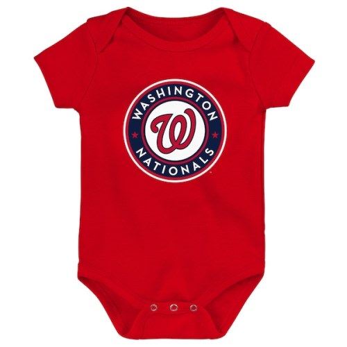 Newborn & Infant Washington Nationals  Outerstuff Red Primary Team Logo Bodysuit