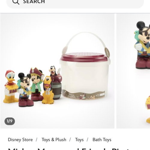 Mickey Mouse and Friends Pirates of the Caribbean Bath Set | Disney Store