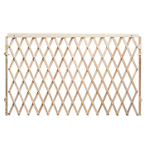 Evenflo Expansion Walk-Thru Room Divider Baby Gate, Natural Wood