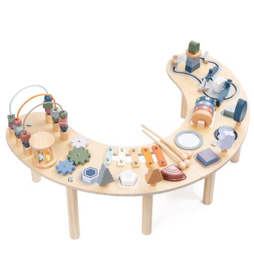 GLCforever Montessori Activity Table for 1-3 Year Old | Large Size Busy Board & Sensory Toys | Learning Activity Table for Baby for 1 Year Old Boy or Girl