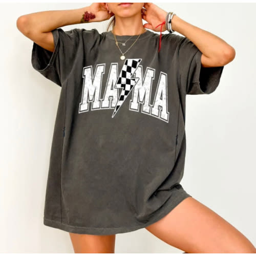 Lightning Bolt Mama Nursing Tee