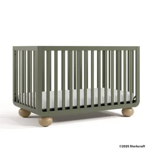 Storkcraft® Amalfi™ Deluxe 5-in-1 Convertible Crib with Bonus Toddler Guardrail
