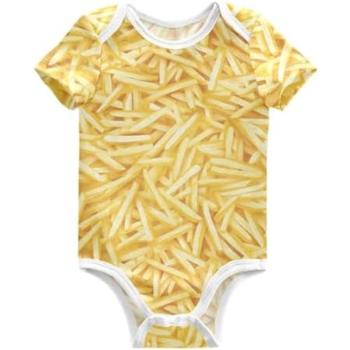 Ollabaky Unisex Baby Bodysuits Short Sleeve Cotton Baby Boys Girls Clothes