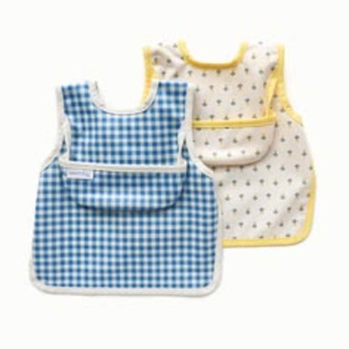 Baby Bib Set - Gingham/ Baby (under 35lbs)